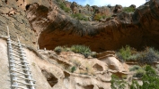 PICTURES/Bandelier - The Alcove House/t_Alcove House From Base of L3.JPG